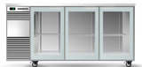 Skope BB.3.GSL-SS | BackBar | 3 Glass Sliding Door | Fridge | BackBar Fridge | Commercial Under Bench Fridge