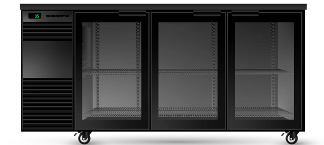 Skope BB.3.GSW.Tr | Tropical | 3 Glass Swing Door | Back Bar| Fridge | Undercounter Fridge | Commercial Under Bench Fridge