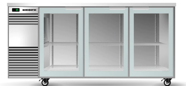 Skope BB.3.SSW-SS | 3 Solid Swing | Back Bar| Fridge | Undercounter Fridge | Commercial Under Bench Fridge