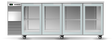 Skope BB.4.GSW.Tr-SS | Remote | Tropical Glass | BackBar | 4 Glass Swing Door | Fridge | Display Fridge | Commercial Under Bench Fridge