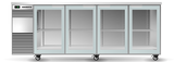 Skope BB.4.GSW.Tr-SS | Remote | Tropical Glass | BackBar | 4 Glass Swing Door | Fridge | Display Fridge | Commercial Under Bench Fridge