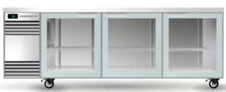 Skope CL.3.GSL.r-SS | Remote | BackBar | 3 Glass Door | Sliding Door | CounterLine | Fridge | Commercial Fridge