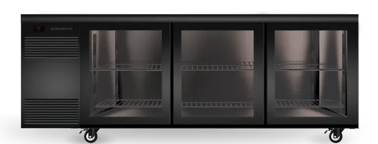 Skope CL.3.GSL | BackBar | 3 Glass Door | Sliding Door | CounterLine | Fridge | Commercial Fridge
