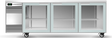 Skope CL.3.GSW-SS | BackBar | 3 Glass Swing Door | Fridge | Under bench Fridge | Commercial Under Bench Fridge