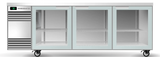 Skope CL.3.GSW.T-SS | Tropical | BackBar | 3 Glass Swing Door | Fridge | Under bench Fridge | Commercial Under Bench Fridge