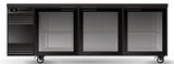Skope CL.3.GSW.r | Remote | BackBar | 3 Glass Swing Door | Fridge | Under bench Fridge | Commercial Under Bench Fridge