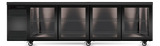 Skope CL.4.GSL.r | Remote | BackBar | 4 Glass | Sliding Door | CounterLine | Fridge | Commercial Fridge