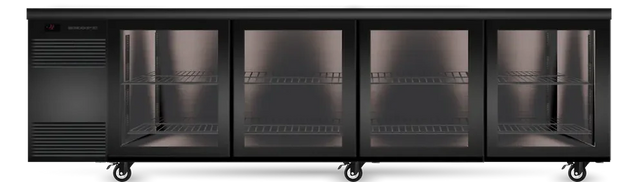 Skope CL.4.GSL.r | Remote | BackBar | 4 Glass | Sliding Door | CounterLine | Fridge | Commercial Fridge