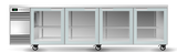Skope CL.4.GSW-SS | BackBar | 4 Glass Door | Swing Door | CounterLine | UnderBench Fridge | Commercial Display Fridge