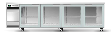 Skope CL.4.GSW.T-SS | Tropical|BackBar | 4 Glass Door | Swing Door | CounterLine | UnderBench Fridge | Commercial Display Fridge