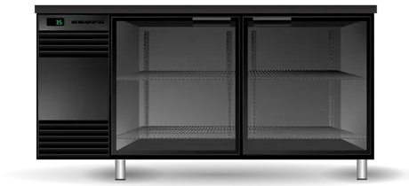 Skope GC.2.GSW.r | Remote | Glass Chiller | 2 Door | Underbench Fridge | BackBar | Glass Chiller