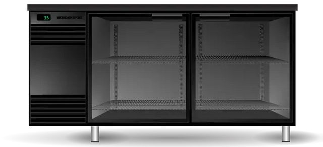 Skope GC.2.GSW.r | Remote | Glass Chiller | 2 Door | Underbench Fridge | BackBar | Glass Chiller