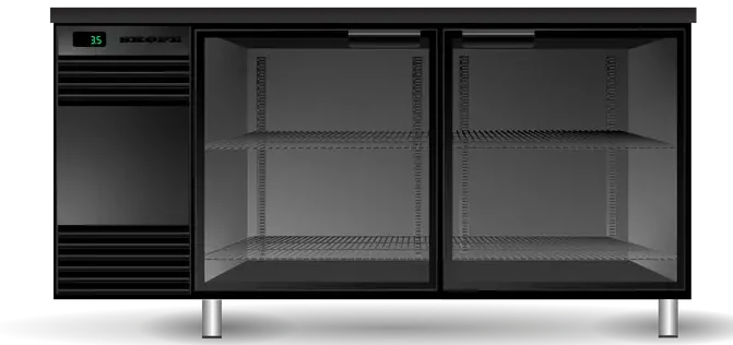 Skope GC.2.GSW | Glass Chiller | 2 Door | Underbench Fridge | BackBar | Glass Chiller