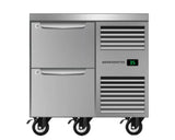 Skope PG11.UBR.1.D2.RH | Two Drawer | One Bay | Underbench GN 1/1 Fridge | Fridge | Right Hand Fridge