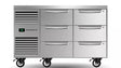 Skope PG11.UBR.2.D6.RH | ProSpec | Six Drawer | Two Bay | Underbench GN 1/1 | Fridge | Right Hand Fridge