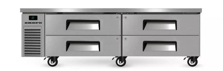 Skope RF8.CBR.2.D4 | Reflex | 4 Drawer Chefbase GN 2/1 Fridge | Fridge | Underbench Fridge
