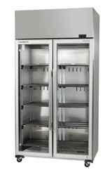 Skope SKT1000N-A-SS | 2 Glass Door Display | Storage Fridge | Upright Fridge | Display Fridge | Customisable | Commercial Upright Fridge