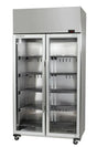 Skope SKT1000N-A-SS | 2 Glass Door Display | Storage Fridge | Upright Fridge | Display Fridge | Customisable | Commercial Upright Fridge