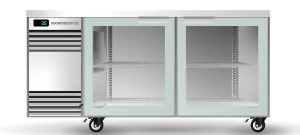 Skope SL.2.GSW-SS | BackBar | 2 Glass Door | Swing Door | SlimLine | Fridge | Display Fridge | Commercial Fridge 