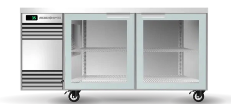 Skope SL.2.GSW-SS | BackBar | 2 Glass Door | Swing Door | SlimLine | Fridge | Display Fridge | Commercial Fridge 