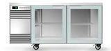 Skope SlimLine Tropical 2 Glass Door Backbar Fridge 290L