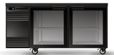 Skope SL.2.GSW.r | Remote BackBar | 2 Glass Door | Swing Door | SlimLine | Fridge | Display Fridge | Commercial Fridge 