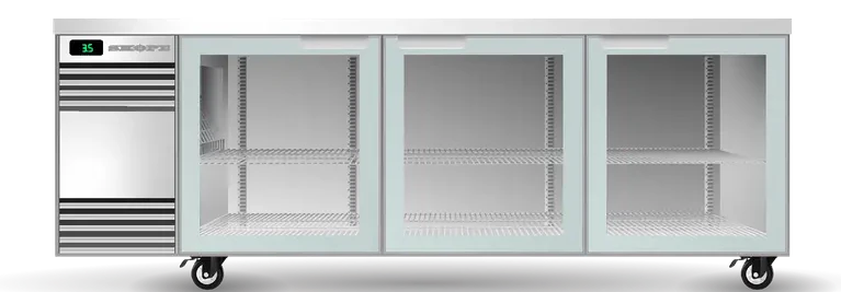 Skope SL.3.GSL-SS | BackBar | 3 Glass Door | Sliding Door | SlimLine | Fridge | Commercial Fridge
