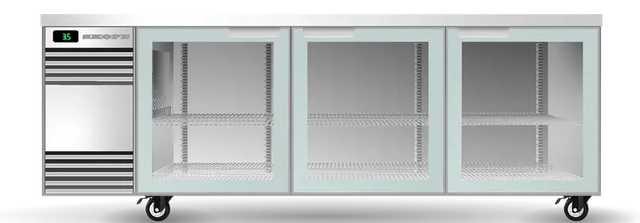 Skope SL.3.GSL-SS | BackBar | 3 Glass Door | Sliding Door | SlimLine | Fridge | Commercial Fridge