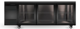 Skope SL.3.GSL.r | Remote BackBar | 3 Glass Door | Sliding Door | SlimLine | Fridge | Display Fridge | Commercial Fridge 

