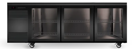 Skope SL.3.GSL.r | Remote BackBar | 3 Glass Door | Sliding Door | SlimLine | Fridge | Display Fridge | Commercial Fridge 
