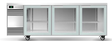 Skope SL.3.GSW.T-SS | Tropical | BackBar | 3 Glass Door | Swing Door | SlimLine | Fridge | Display Fridge | Commercial Fridge 