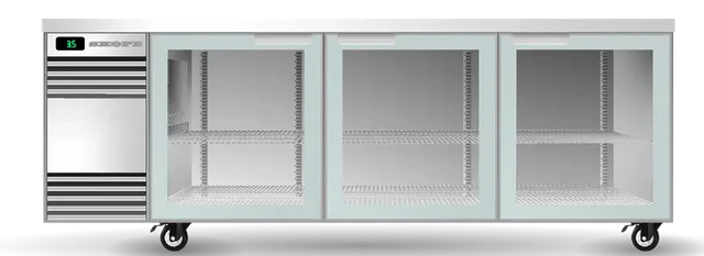 Skope SL.3.GSW.T-SS | Tropical | BackBar | 3 Glass Door | Swing Door | SlimLine | Fridge | Display Fridge | Commercial Fridge 