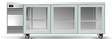 Skope SL.3.GSW.Tr-SS | Tropical | Remote BackBar | 3 Glass Door | Swing Door | SlimLine | Fridge | Display Fridge | Commercial Fridge