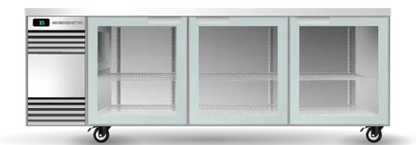 Skope SL.3.GSW.Tr-SS | Tropical | Remote BackBar | 3 Glass Door | Swing Door | SlimLine | Fridge | Display Fridge | Commercial Fridge