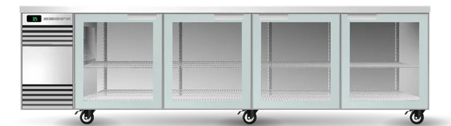 Skope SL.4.GSL-SS | BackBar | 4 Glass Door | Sliding Door | SlimLine | Fridge | Display Fridge | Commercial Fridge