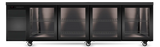Skope SL.4.GSL | BackBar | 4 Glass Door | Sliding Door | SlimLine | Fridge | Display Fridge | Commercial Fridge