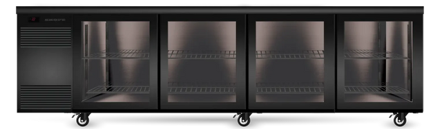 Skope SL.4.GSL | BackBar | 4 Glass Door | Sliding Door | SlimLine | Fridge | Display Fridge | Commercial Fridge