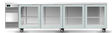 Skope SL.4.GSW-SS | BackBar | 4 Glass Door | Swing Door | SlimLine | Fridge | Display Fridge | Commercial Fridge
