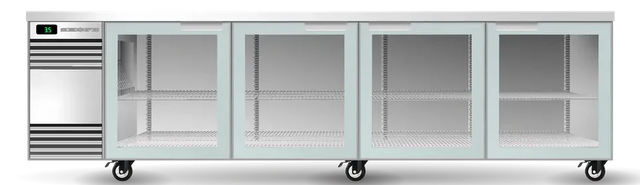Skope SL.4.GSW.T-SS | Tropica BackBar | 4 Glass Door | Swing Door | SlimLine | Fridge | Display Fridge | Commercial Fridge
