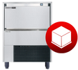 Skope SPIKA NG100 A FD DP | Self-Contained | Ice Cube Maker | Ice Maker | Full Dice | Ice Maker | with Integral Bin | and Drain Dump