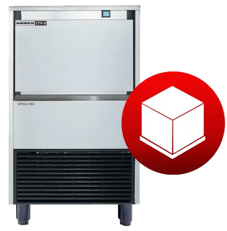 Skope SPIKA NG50 A FD DP | Self-Contained | Ice Cube Maker | Ice Maker | Full Dice Ice | with Integral Bin | and Drain Pump