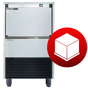 Skope SPIKA NG50 A FD DP | Self-Contained | Ice Cube Maker | Ice Maker | Full Dice Ice | with Integral Bin | and Drain Pump