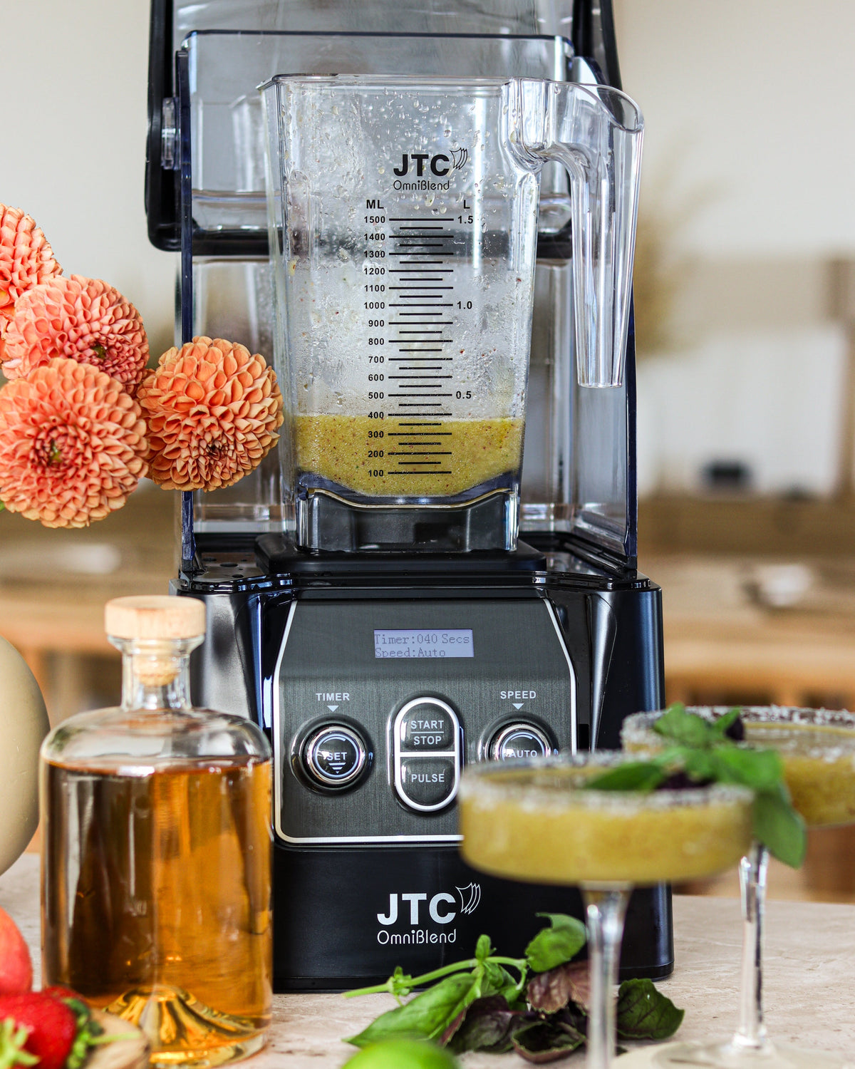 JTC OmniBlend 900QD NoiseGuardian Sound Shield Included 1.5 Litre D Jug with Tamper Rod 7 Year warranty 3 HP Heavy Duty Motor
