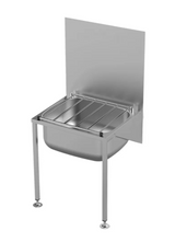 Stoddart Plumbing CS.01.450 Plumbing with Include Legs Cleaners Sink with Splashback