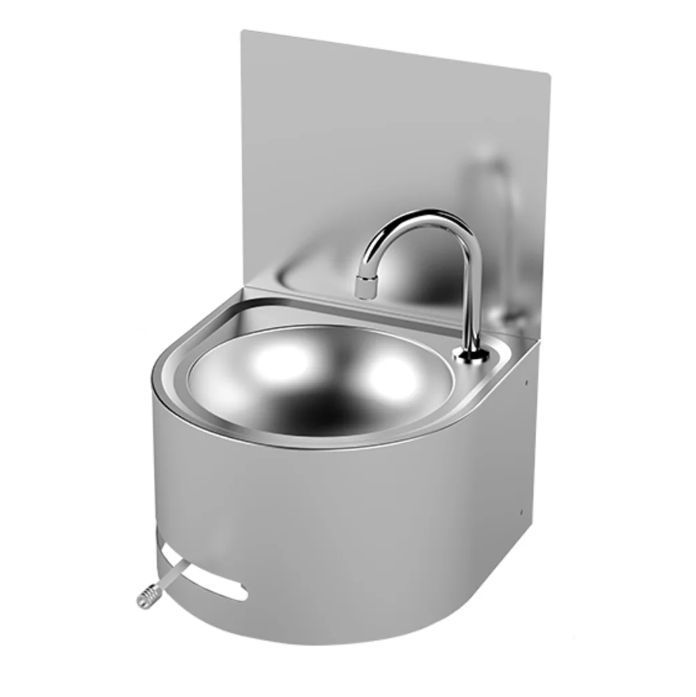Stoddart Plumbing WB.R.WM.WO Plumbing with Wand Operated Round Wash Basin