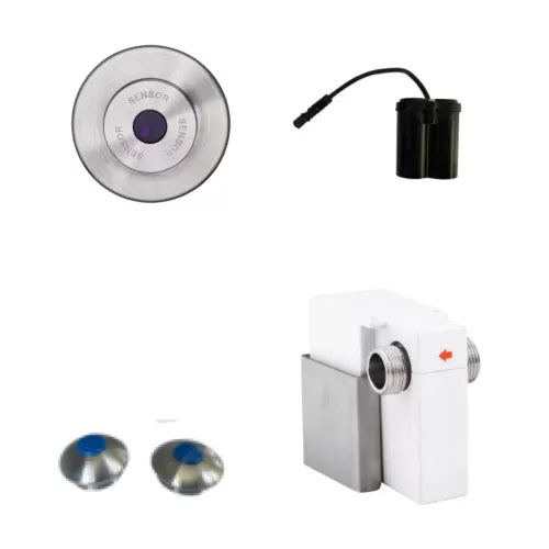 3monkeez T-3MSSP-SWCK-B Wall Mount Sensor Conversion Kit I Battery Operated