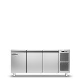 Coldline TA17/1B 3 Door Freezer Master Counter - Top with Splashback