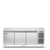 Coldline TA17/1BJ 3 Door Freezer Pastry Counters - Top with Splashback
