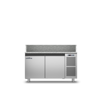 Coldline TZ13/1M 2 Door Pizza Preparation Counters - With Top