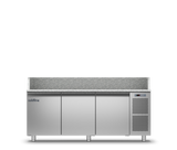 Coldline TZ17/1M 3 Door Pizza Preparation Counters - With Top